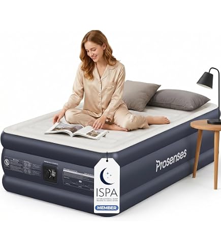 Amazon.com: Bestway Tritech Air Mattress Twin 18” with Built-in AC